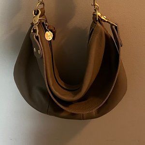 Clare V Moyen Taupe Mousse Messenger Bag